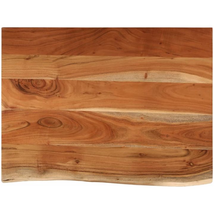 Bänkskiva för badrum 70x60x2,5 cm rektangulär massiv akacia vidaXL 70 x 60 x 2.5 cm – bild 2