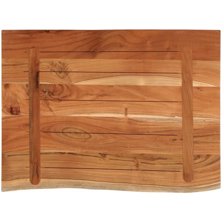 Bänkskiva för badrum 70x60x2,5 cm rektangulär massiv akacia vidaXL 70 x 60 x 2.5 cm – bild 5