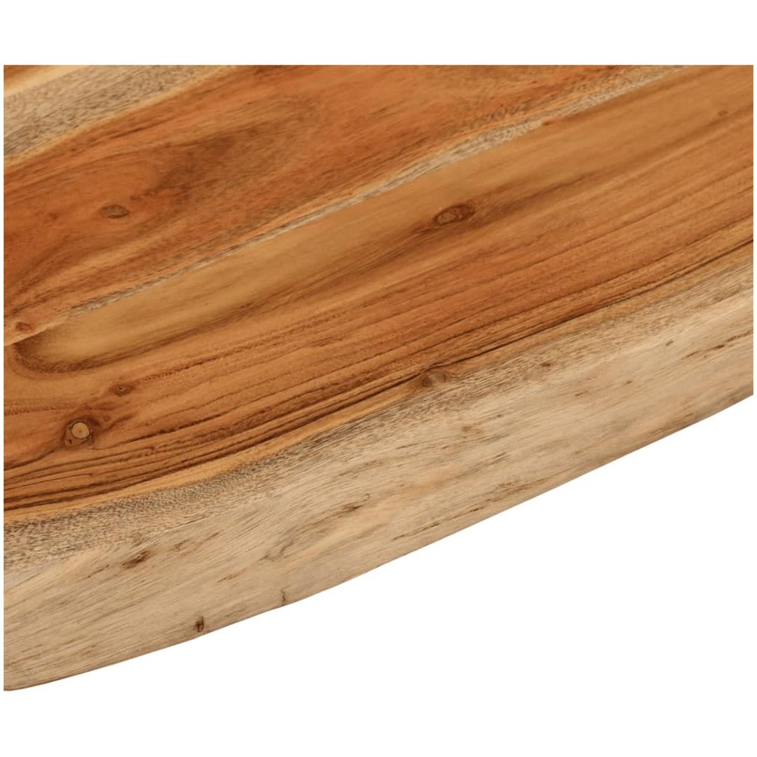 Bänkskiva för badrum 70x60x2,5 cm rektangulär massiv akacia vidaXL 70 x 60 x 2.5 cm – bild 6