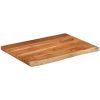 Bänkskiva för badrum 80x60x2,5 cm rektangulär massiv akacia vidaXL 80 x 60 x 2.5 cm – miniatyr 3