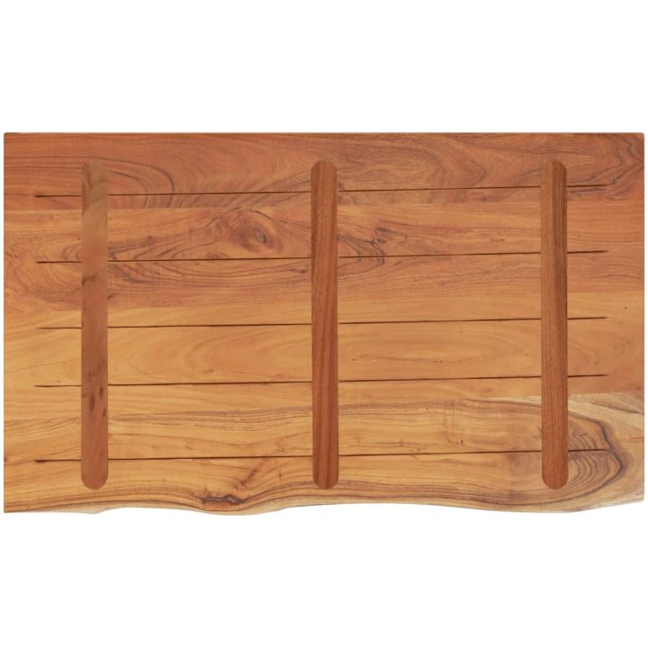 Bänkskiva för badrum 90x60x3,8 cm rektangulär massiv akacia vidaXL 90 x 60 x 3.8 cm – bild 5