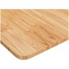 Bänkskiva för badrum ljusbrun behandlat massivt trä vidaXL 60 x 40 x 1.5 cm – miniatyr 3