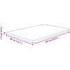 Bänkskiva för badrum ljusbrun behandlat massivt trä vidaXL 60 x 40 x 1.5 cm – miniatyr 4