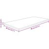 Bänkskiva för badrum ljusbrun massivt trä vidaXL 80 x 40 x 1.5 cm – miniatyr 4