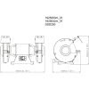 Bänkslip 3 Fas / 400V DSD 250 METABO – miniatyr 2
