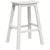 Bar Stolar 2 st Vit HDPE vidaXL 52 x 43 x 73.5 cm – miniatyr 4