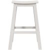 Bar Stolar 2 st Vit HDPE vidaXL 52 x 43 x 73.5 cm – miniatyr 5