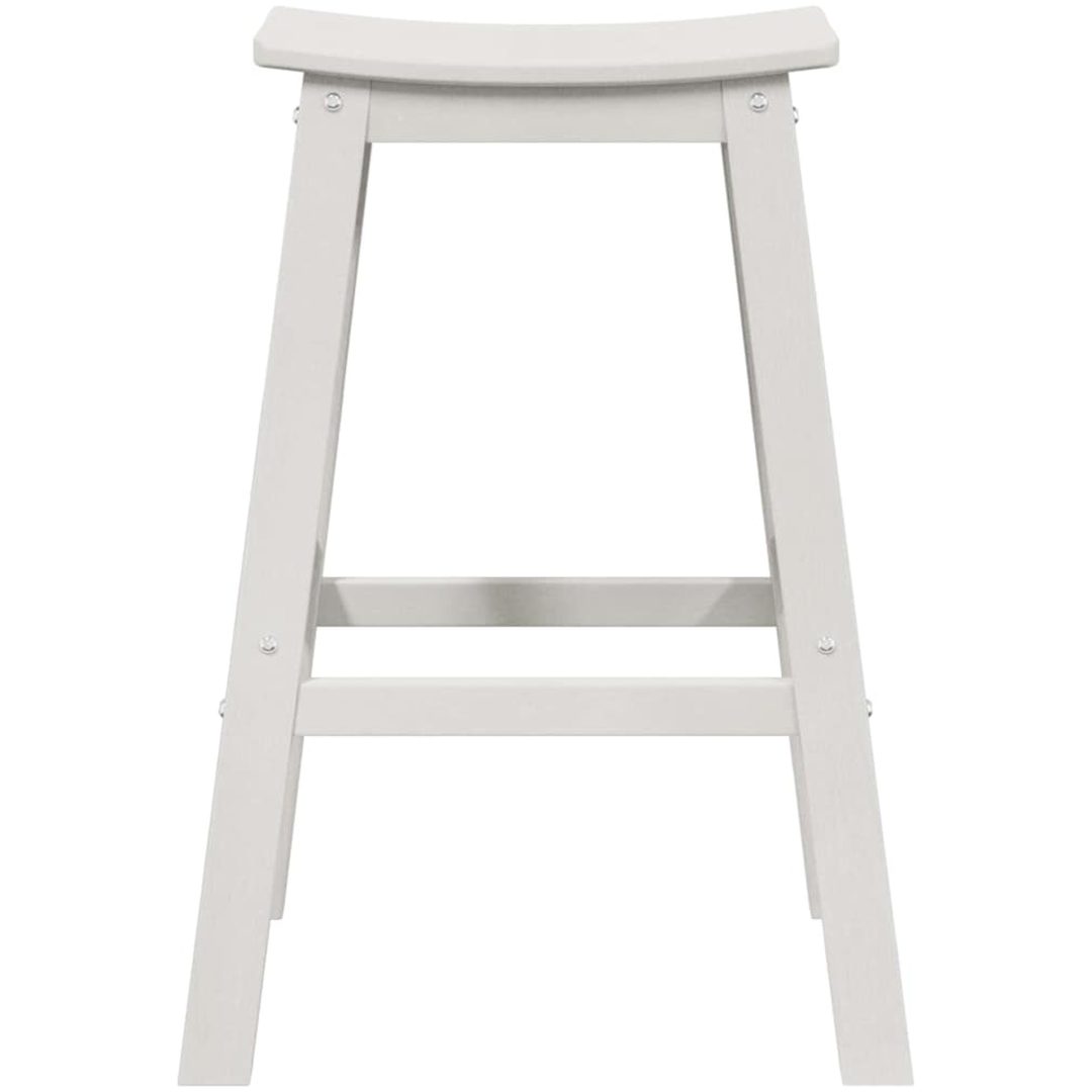 Bar Stolar 2 st Vit HDPE vidaXL 52 x 43 x 73.5 cm – bild 5