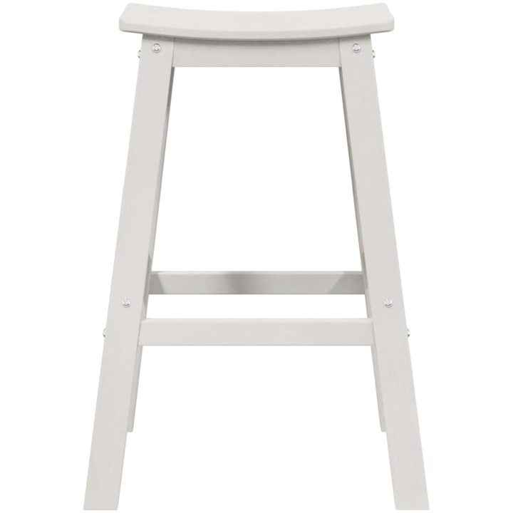 Bar Stolar 2 st Vit HDPE vidaXL 52 x 43 x 73.5 cm – bild 5