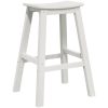 Bar Stolar 2 st Vit HDPE vidaXL 52 x 43 x 73.5 cm – miniatyr 7