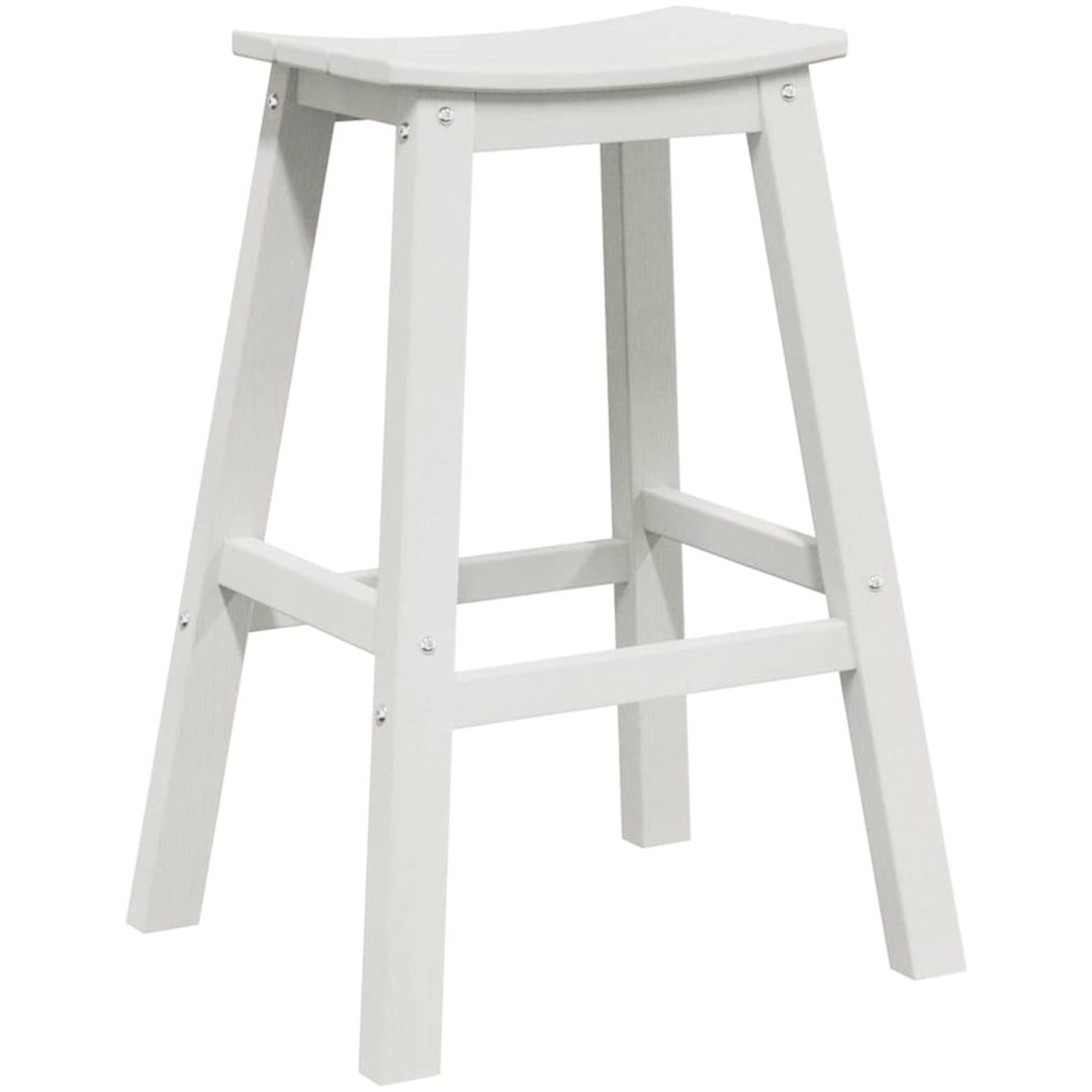 Bar Stolar 2 st Vit HDPE vidaXL 52 x 43 x 73.5 cm – bild 7