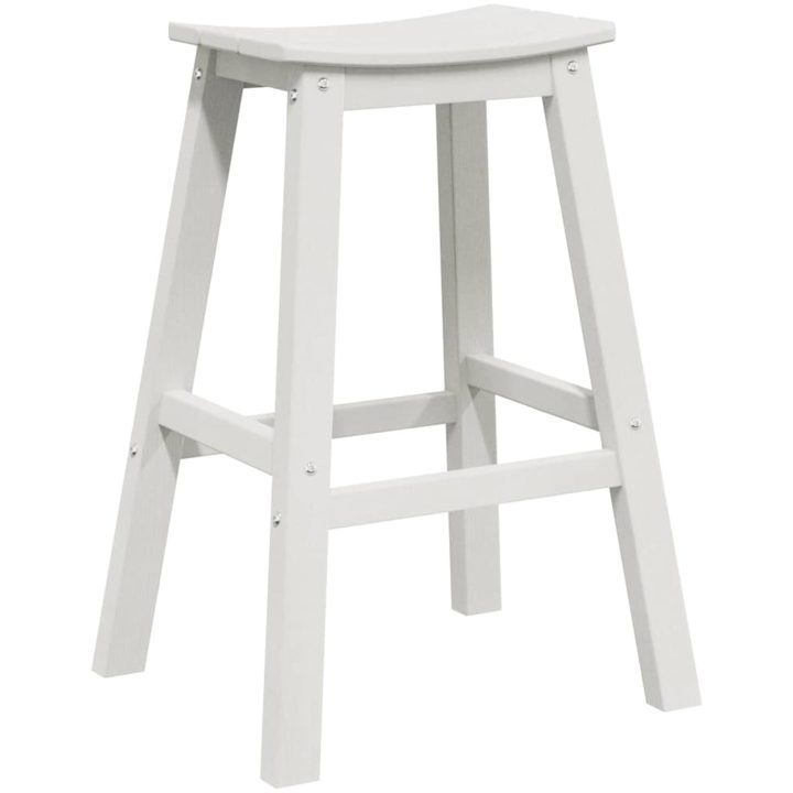 Bar Stolar 2 st Vit HDPE vidaXL 52 x 43 x 73.5 cm – bild 7