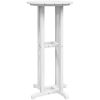 Bar Table Vit 55x55x107 cm HDPE vidaXL 55 x 55 x 107.5 cm – miniatyr 2