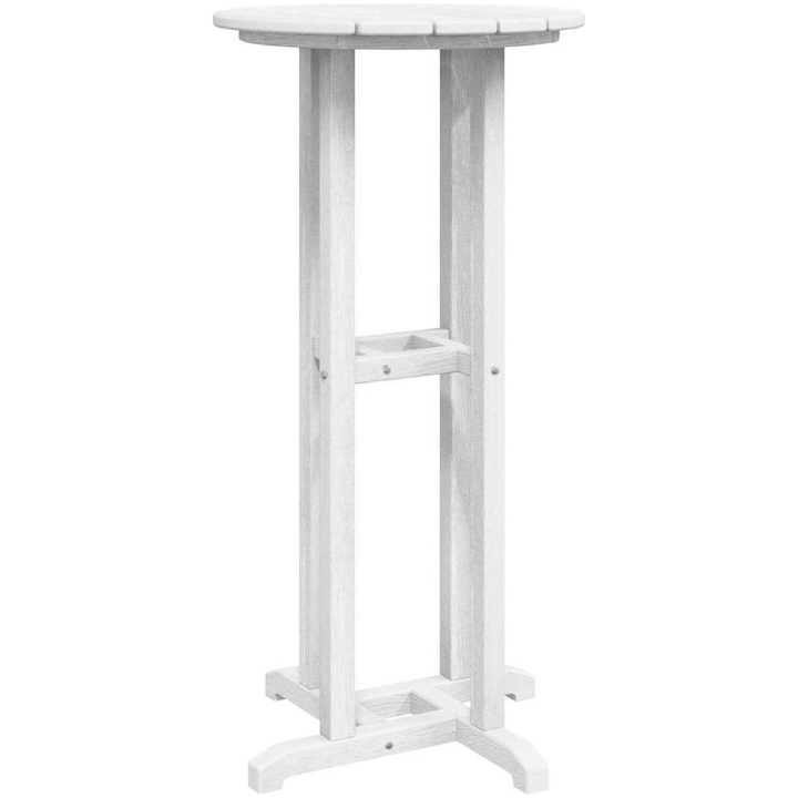 Bar Table Vit 55x55x107 cm HDPE vidaXL 55 x 55 x 107.5 cm – bild 2