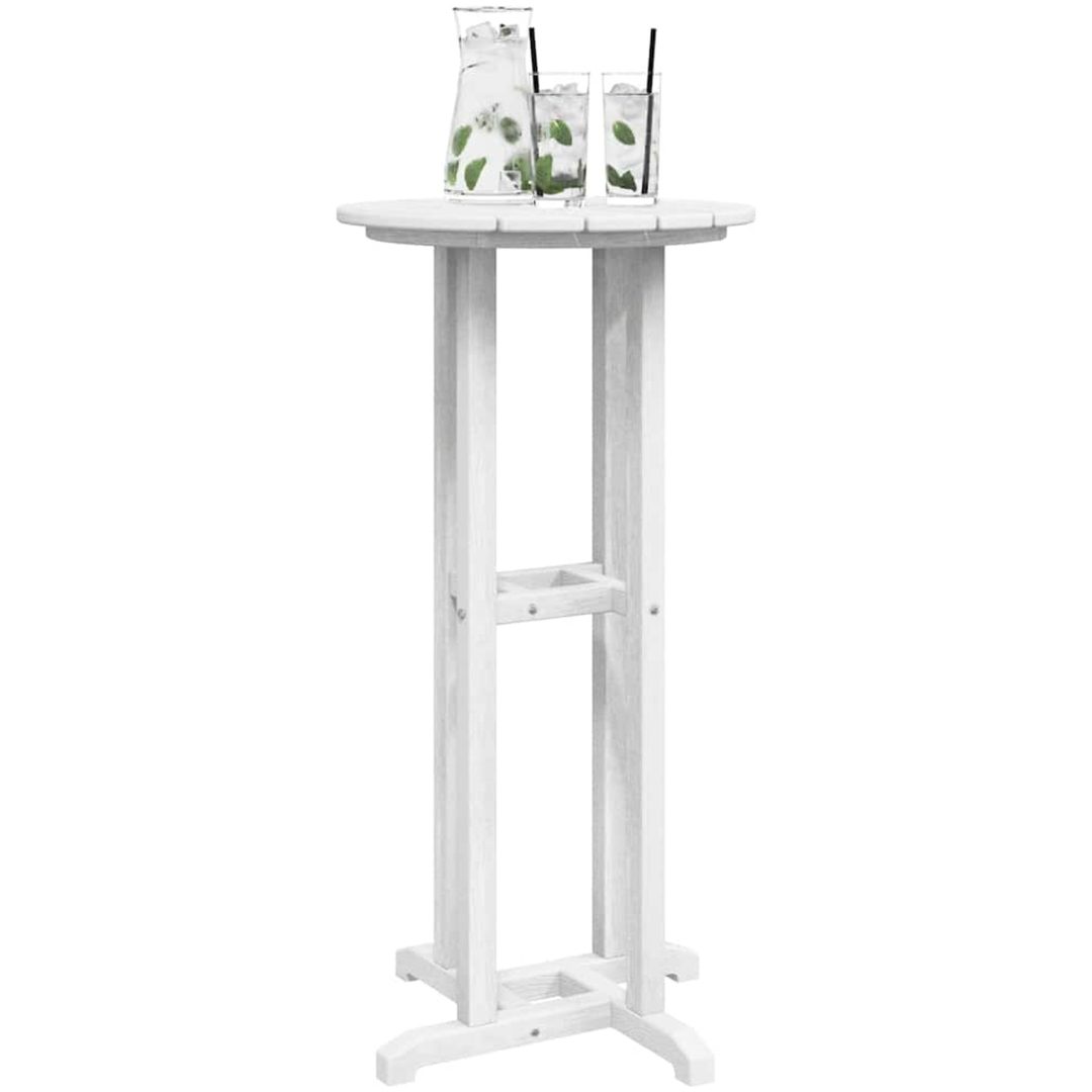 Bar Table Vit 55x55x107 cm HDPE vidaXL 55 x 55 x 107.5 cm – bild 3