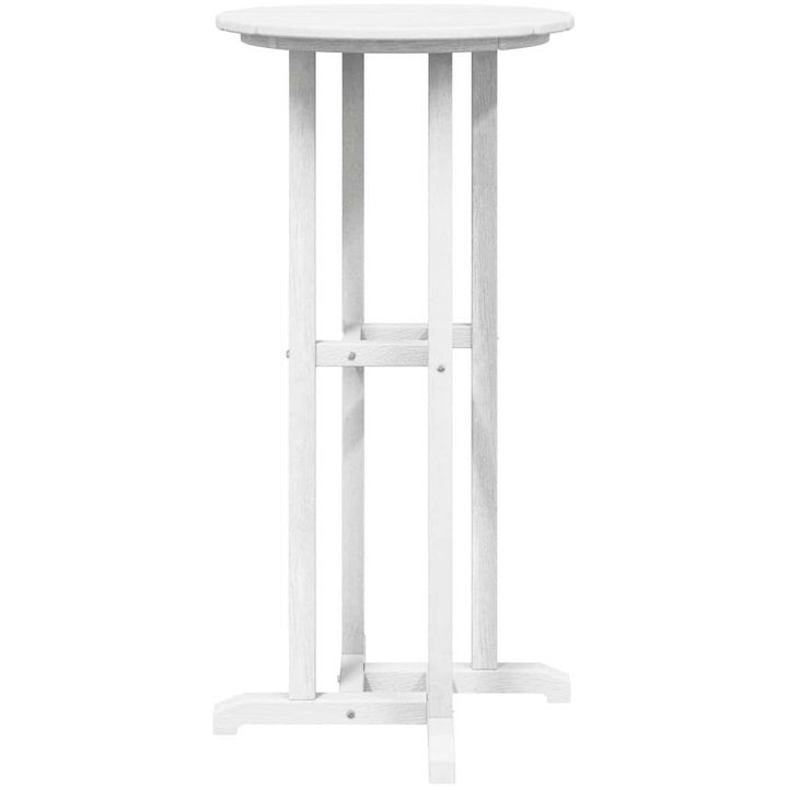 Bar Table Vit 55x55x107 cm HDPE vidaXL 55 x 55 x 107.5 cm – bild 6