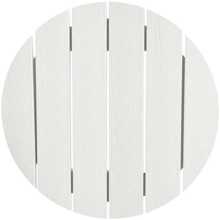 Bar Table Vit 55x55x107 cm HDPE vidaXL 55 x 55 x 107.5 cm – bild 8