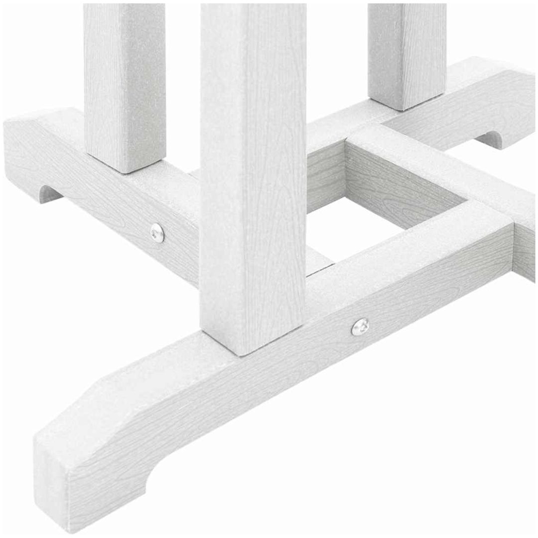 Bar Table Vit 55x55x107 cm HDPE vidaXL 55 x 55 x 107.5 cm – bild 9
