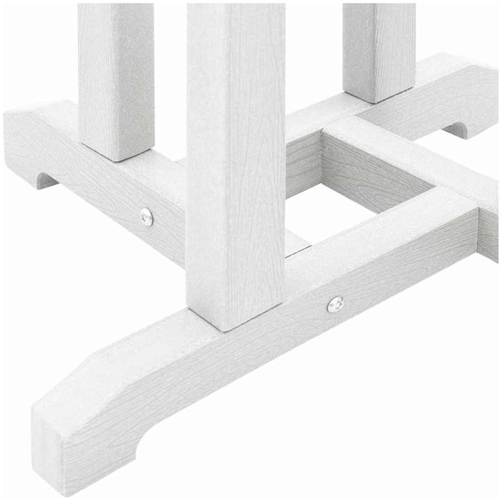 Bar Table Vit 55x55x107 cm HDPE vidaXL 55 x 55 x 107.5 cm – bild 9
