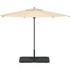 Bärbar parasollfot sand/vattenfylld 60 L vidaXL – miniatyr 4