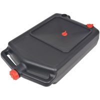 Bärbar spilloljetråg 10 liter vidaXL