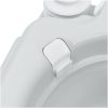 Bärbar Toalett Grå & Vit Plast 20 L vidaXL 41.5 x 36.5 x 42 cm – miniatyr 6