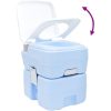Bärbar Toalettlampa Blå och Vit Plast 20 L vidaXL Compact – miniatyr 10