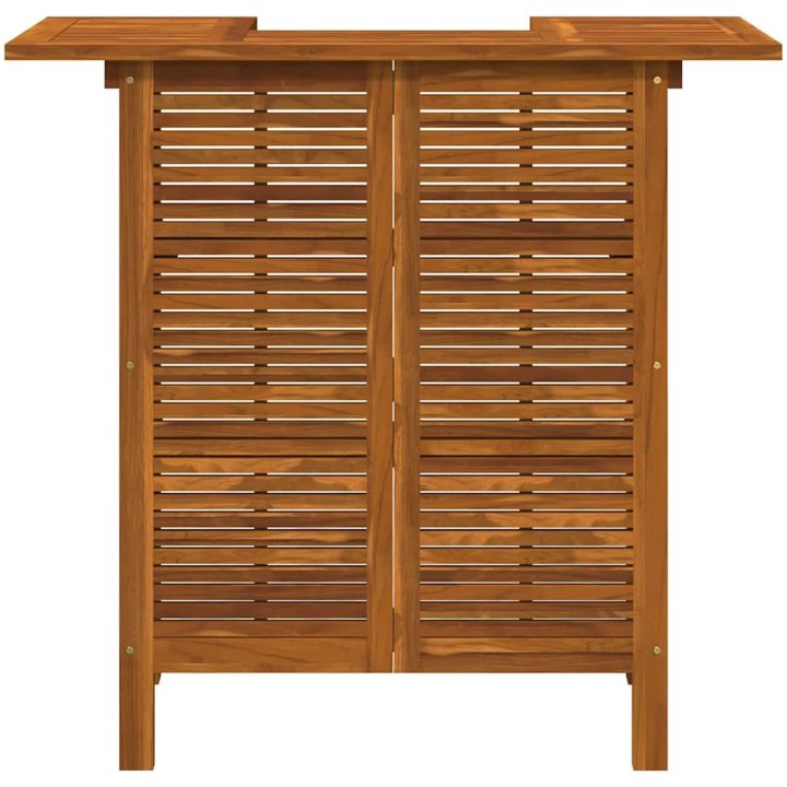 Barbord 110x50x105 cm massivt akaciaträ vidaXL – bild 4