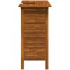 Barbord 110x50x105 cm massivt akaciaträ vidaXL – miniatyr 5