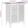 Barbord 110x50x105 cm massivt akaciaträ vidaXL – miniatyr 9