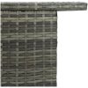 Barbord för trädgård grå 120x55x110 cm konstrotting vidaXL – miniatyr 6