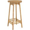 Barbord för utomhusbruk runt ⌀55x100 cm bambu vidaXL – miniatyr 2