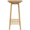 Barbord för utomhusbruk runt ⌀55x100 cm bambu vidaXL – miniatyr 5