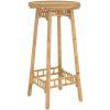 Barbord för utomhusbruk runt ⌀55x100 cm bambu vidaXL – miniatyr 7