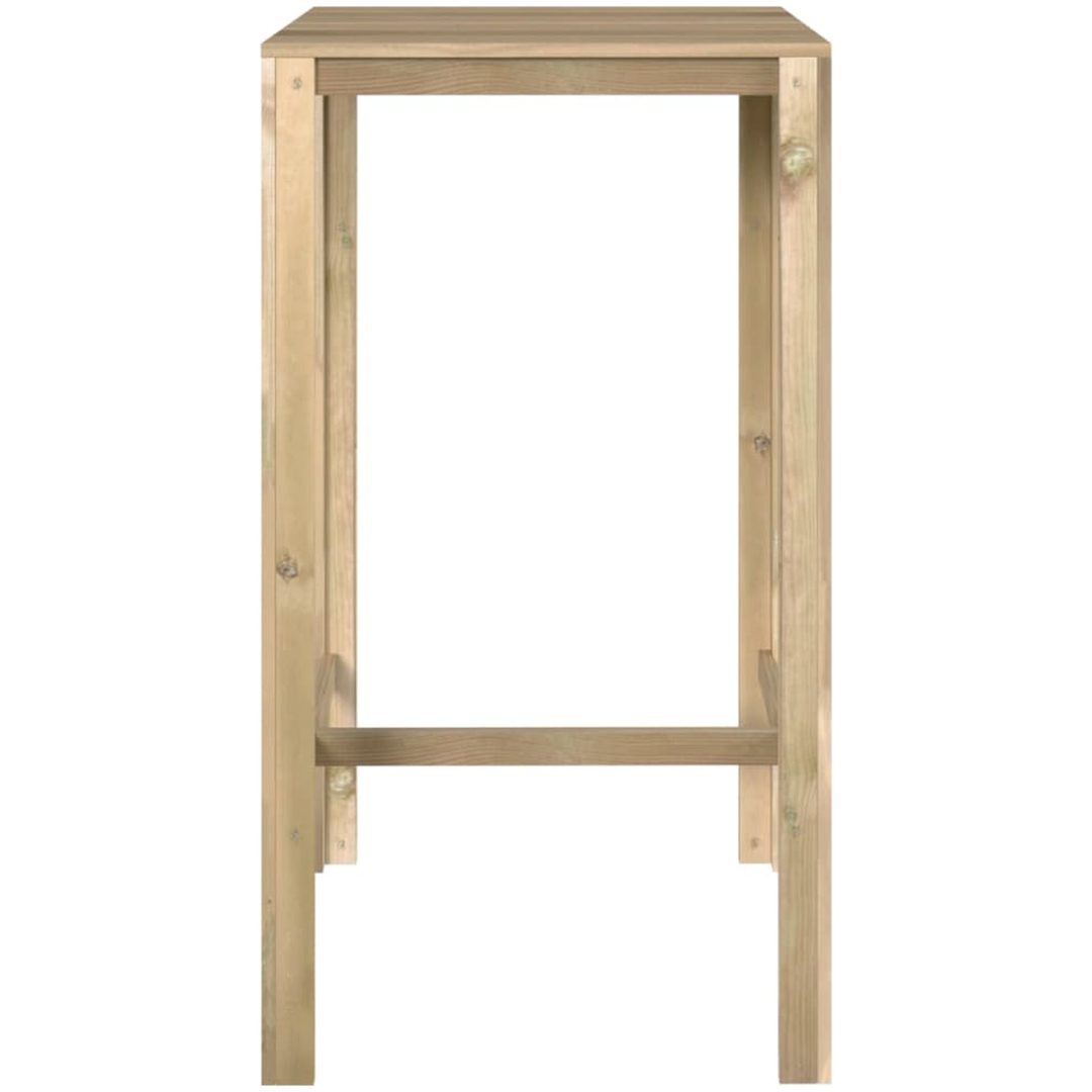 Barbord impregnerad furu vidaXL 60 x 60 x 110 cm – bild 3