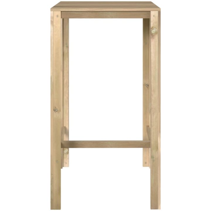 Barbord impregnerad furu vidaXL 60 x 60 x 110 cm – bild 3