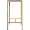 Barbord impregnerad furu vidaXL 60 x 60 x 110 cm – miniatyr 4