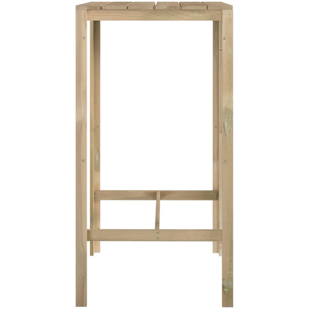 Barbord impregnerad furu vidaXL 60 x 60 x 110 cm – bild 4