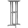Barbord Ljusgrå 55x55x107 cm HDPE vidaXL 55 x 55 x 107.5 cm – miniatyr 5