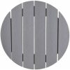 Barbord Ljusgrå 55x55x107 cm HDPE vidaXL 55 x 55 x 107.5 cm – miniatyr 8