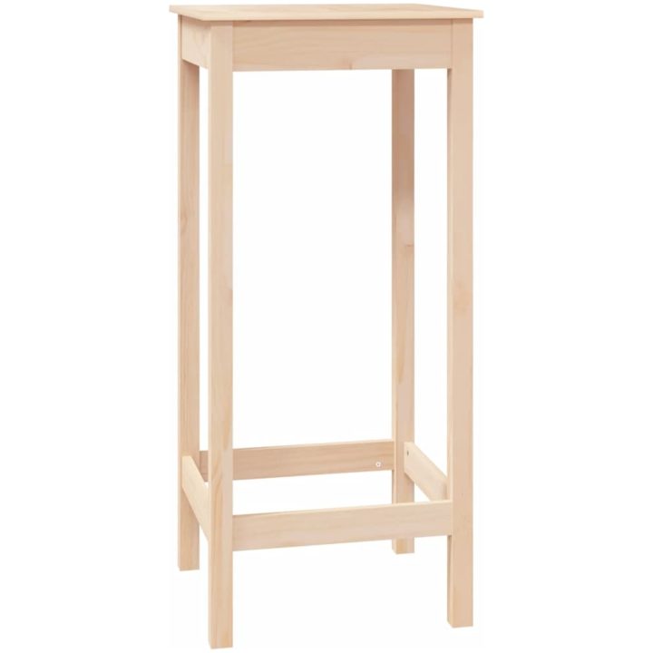Barbord massiv furu vidaXL 50 x 50 x 110 cm – bild 2