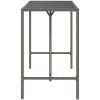 Barbord med glasskiva grå konstrotting vidaXL 180 x 70 x 110 cm – miniatyr 4
