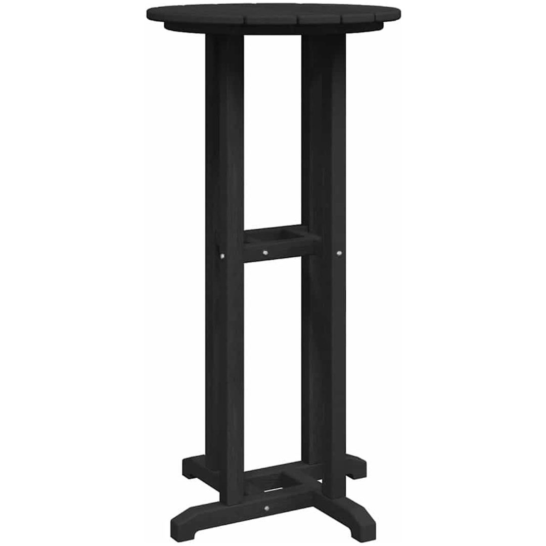 Barbord Svart 55x55x107 cm HDPE vidaXL 55 x 55 x 107.5 cm – bild 2
