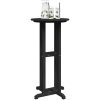 Barbord Svart 55x55x107 cm HDPE vidaXL 55 x 55 x 107.5 cm – miniatyr 3