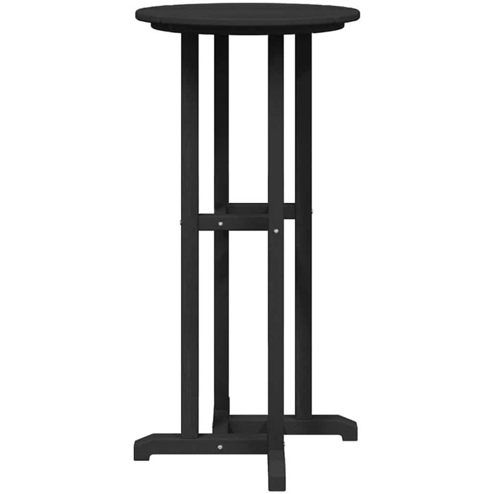 Barbord Svart 55x55x107 cm HDPE vidaXL 55 x 55 x 107.5 cm – bild 6
