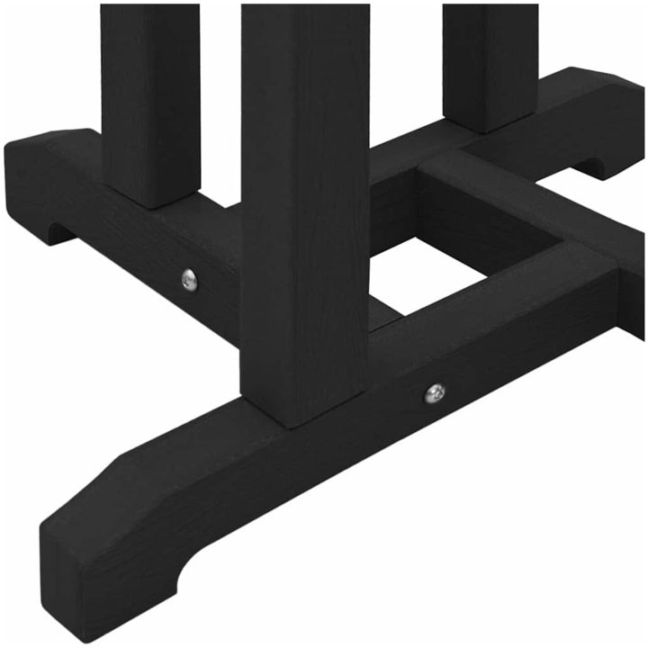 Barbord Svart 55x55x107 cm HDPE vidaXL 55 x 55 x 107.5 cm – bild 9