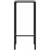 Barbord svart pulverlackerat stål vidaXL 50 x 50 x 110 cm – miniatyr 4