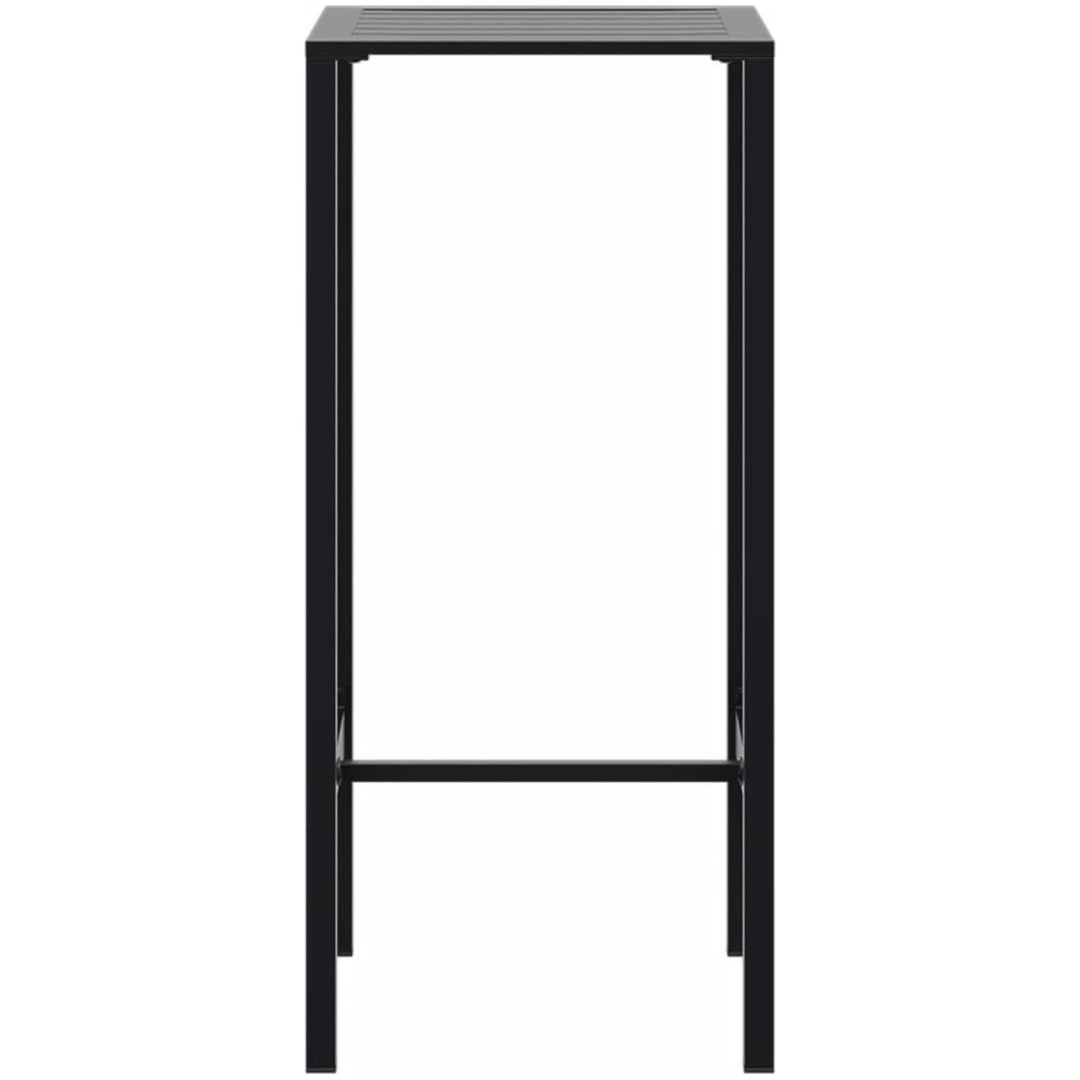 Barbord svart pulverlackerat stål vidaXL 50 x 50 x 110 cm – bild 4