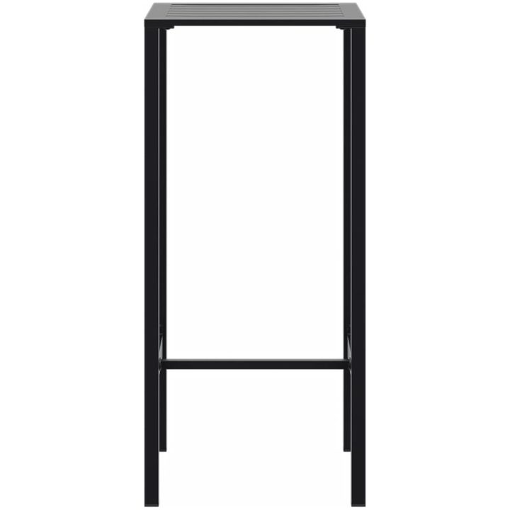 Barbord svart pulverlackerat stål vidaXL 50 x 50 x 110 cm – bild 4