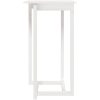 Barbord vit massiv furu vidaXL 60 x 60 x 110 cm – miniatyr 3